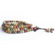 108pcs Tibetan Buddhist Bohemian Ceramic Multilayer Beaded Bracelet for Women for Men