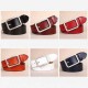 110CM Women Second Layer Leather Belt Pin Buckle Trousers Strap Casual Waistband for Jeans Cowboy