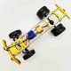 1/16 Upgraded Metal RC Car Chassis Unassembled Kit for Off-Road Truck Vehicles DIY Parts