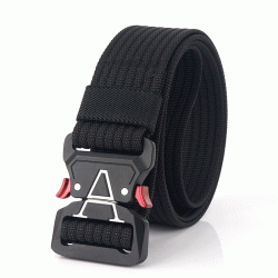 125cm 3.8cm Nylon Waist Leisure Belts Zinc Alloy Tactical Belt Quick Release Inserting Buckle