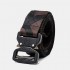 160cm Nylon Waist Leisure Belts Zinc Alloy Tactical Belt Quick Release Inserting Buckle