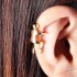 1Pc Gold Silver Color Human Wrap Cartilage Earring No Piercing Ear Climber Earrings for Women