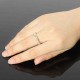 1Pc Silver Hollow Glow in Dark Luminous Finger Ring For Women
