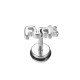 1pc Letters Words Titanium Steel Punk Unisex Earring Jewelry