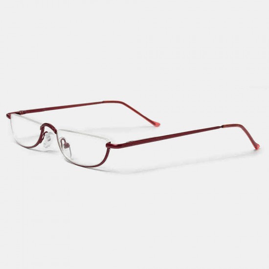 2 Color Half Frame Half Arc Frame Reading Glasses