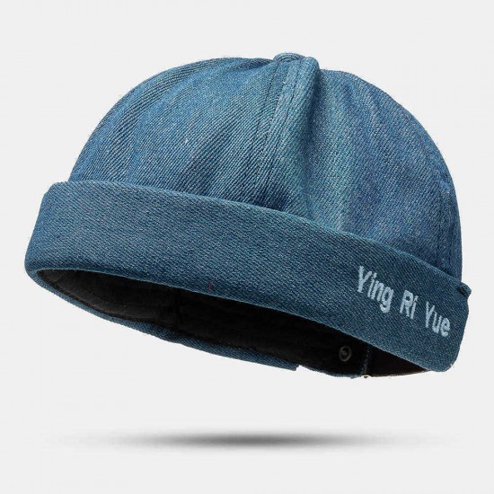 2019 New Avene Style Casual Street Retro Hip Hop Innocent Landlord Hat Vintage Stripe Brimless Hats