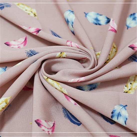 70cm*70cm Women Printing Feather Small Kerchief Scarf Leisure Chiffon Square Scarves
