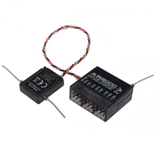 AR8000 2.4GHz 8CH High Speed Mini Receiver Support DSM2 DSMX For Spektrum DX7s DX8 DX9 Satellite