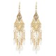 Bohemia Irregular Triangle Drop Tassels Women Earrings