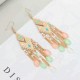 Bohemia Irregular Triangle Drop Tassels Women Earrings