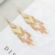 Bohemia Irregular Triangle Drop Tassels Women Earrings