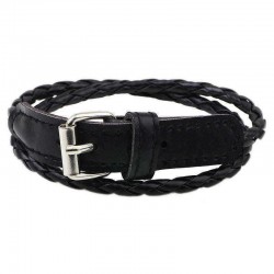 Bohemian Double Layer Leather Bracelet For Women With Button Fashion Bracelet