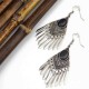 Bohemian Drop Earrings Gemstone Alloy Tassels Geometry Drop Earring For Women