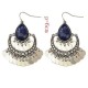 Bohemian Drop Earrings Gemstone Alloy Tassels Geometry Drop Earring For Women