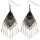 Bohemian Drop Earrings Gemstone Alloy Tassels Geometry Drop Earring For Women