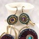 Bohemian Earrings Luxury Gold Plated Flower Charm Tassel Pendant Ear Drop Boho Jewelry for Women