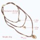 Bohemian Multi-layer Geometric Pendant Necklaces Irregular  Braided Rope Necklace for Women