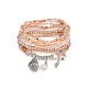 Bohemian Multilayer Conch Crystal Tassel Pendant Bead Bracelet Jewelry for Women Best Gift