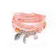 Bohemian Multilayer Conch Crystal Tassel Pendant Bead Bracelet Jewelry for Women Best Gift