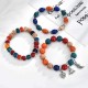 Bohemian Multilayer Tassel Beaded Bracelet Ethnic Wings Elephant Heart Colorful Pendant Bracelet