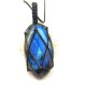 Bohemian Natural Stone Pendants Long Necklace Unisex