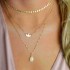 Bohemian Peace Pigeon Multi-layer Necklace Water Drop Pendant Alloy Chain Charm Necklace