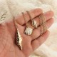 Bohemian Shell Pendant Multi-layer Necklace Conch Chain Necklace Vintage Jewelry for Women