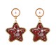 Bohemian Shell Star Earring Drop Rhinestone Pearl Earrings For Women Beach Style