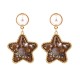 Bohemian Shell Star Earring Drop Rhinestone Pearl Earrings For Women Beach Style