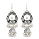 Bohemian Tassel Earring Hallow Bell Drop Earrings Retro Sliver Earrings for Women