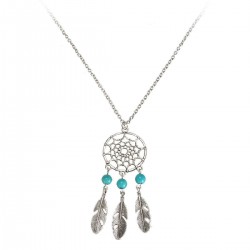 Bohemian Tassel Feather Wing  Long Chain Necklace