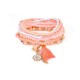 Bohemian Tassel Flower Leaf Pendant Multilayer Beads Bracelets for Women