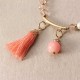 Bohemian Tassel Pendant Multilayer Colorful Bead Bracelet Jewelry for Women