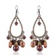 Bohemian Tassels Drop Earrings Long Style Turquoise Earring Retro Women Ear Drop