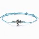 Bohemian Turtle Anklet Adjustable Wax Rope Black Blue White Ankle Bracelet Ankle Ring Foot Jewelry