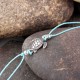 Bohemian Turtle Anklet Adjustable Wax Rope Black Blue White Ankle Bracelet Ankle Ring Foot Jewelry