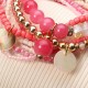 Bohemian Women Bracelet Crystal Beads Multilayer Bracelets Gift for Women