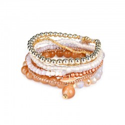 Bohemian Women Bracelet Crystal Beads Multilayer Bracelets Gift for Women