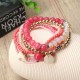 Bohemian Women Bracelet Crystal Beads Multilayer Bracelets Gift for Women