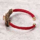 Bohemian Women Bracelet Wallet Handbag Charm Gold Plated Red Thread Woven Bangle Boho Jewelry Gift