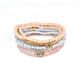 Bohemian Women's Colorful Multilayer Adjustable Beads Bracelets Best Gift for Girl