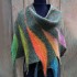 Casual Knitted Color-Block Scarves & Shawl