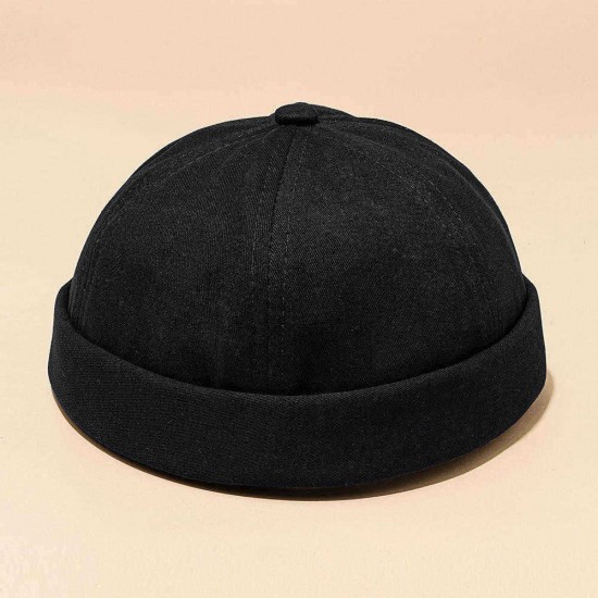 Casual Street Retro Hip Hop Innocent Landlord Hat Sailor Brimless Hats