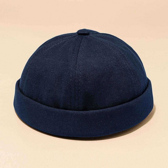 Casual Street Retro Hip Hop Innocent Landlord Hat Sailor Brimless Hats