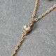 Charming Heart Shape Multilayer Chain Elegant Crystal Necklace for Women