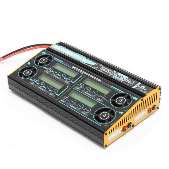 Charsoon Antimatter DC 4X300W 20A Synchronous Balance Charger Discharger For LiPo/LiFe/NiCd/PB Battery