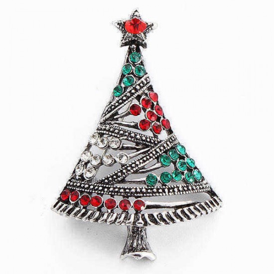 Christmas Party Gift Series Colorful Alloy Small Bell Oil Pins Brooches