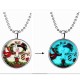 Christmas Santa Claus Trees Gift Luminous Necklace Noctilucent Chain