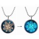 Christmas Santa Claus Trees Gift Luminous Necklace Noctilucent Chain