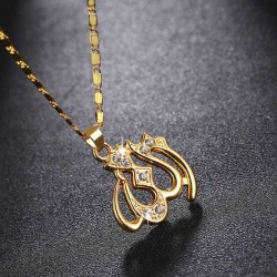 Classic Allah Necklace Jewelry Religion Islam Pendants Necklaces For Women